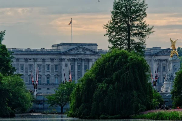 Vew Beautiful Buckingham Palace London Storbritannien — Stockfoto