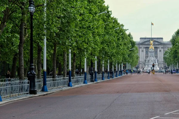 View of the beautiful Buckingham palace in London United Kingdom