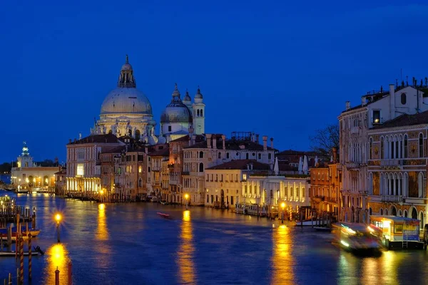 Increíble Puesta Sol Colorida Canal Grande Venecia Italia — Foto de Stock