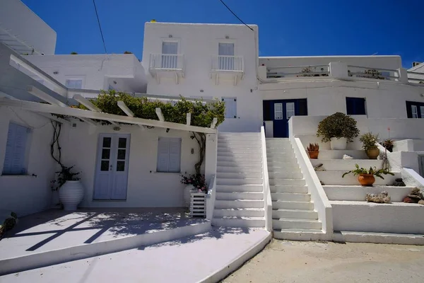 Ios Greece May 2021 View Typical House Cycladic Style Ios — Fotografia de Stock