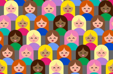 Kız çizgileri deseni 