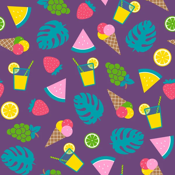 Menekşe arkaplanda yaz deseni 