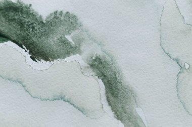 Suluboya soyut arkaplan. Yeşil, zeytin rengi