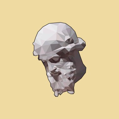 Her zaman heykel gibi düşünen adam.