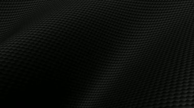 Yavaş Çekimde Derin Karanlık Doku Dalgaları, Zarif Şablon Yumuşak Soyut Akış ile Özel Bir Arkaplan Oluşturuyor