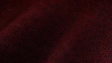 Koyu kırmızı deri dalgalar yoğun akışkan animasyonlar yaratıyor. Kaliteli arka planı olan cesur dramatik görüntüler için mükemmel.
