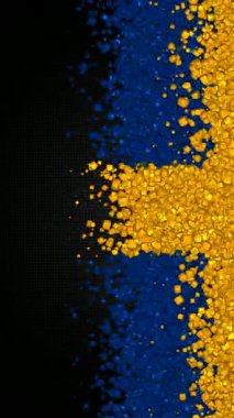 İsveç Bayrağı ile Eşsiz İş Arkaplanı