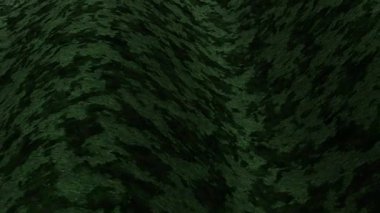 Derin Orman Yeşil Kadife Kumaş Doku Yüksek Çözünürlük, Dalgalar, Döndürme, Döndürme