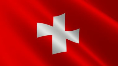 İsviçre 'nin Dalgalı Bayrağı, Premium Arkaplan