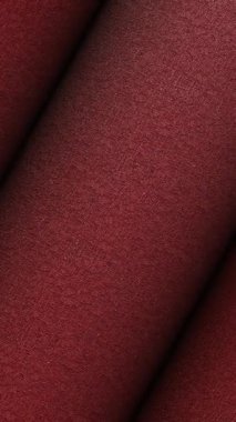 Eşsiz Dekoratif Arkaplan Olarak Kırmızı Düz Chenille Kumaş Dokusu Akan Yuvarlak Dönüşümlü