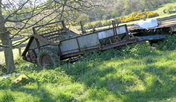 Тракторная Спредер Используемый Ферме — стоковое фото