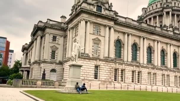 Belfast City Hall Antrim Northern Ireland — Stockvideo