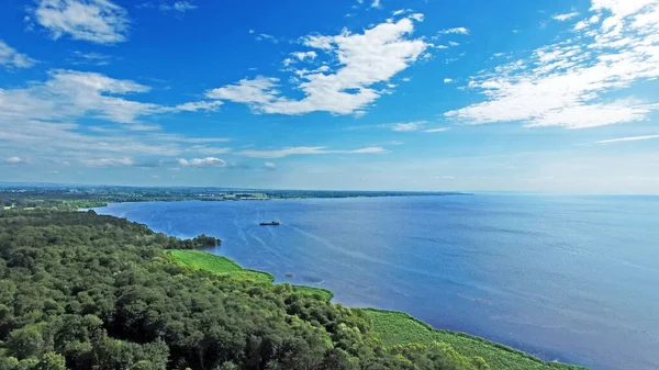 Aerial Photo Lough Neagh Antrim Northern Ireland — стокове фото