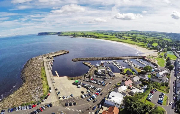 港口Co Antrim Northern Ireland Iland 爱尔兰和北爱尔兰 北爱尔兰 — 图库照片