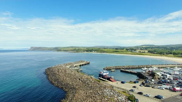 Ballycastle Harbour Och Marina Antrim Nordirland — Stockfoto