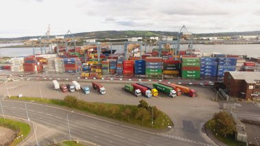 Belfast Rıhtımı ve Şehir Ortak Antrim Kuzey İrlanda