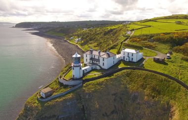Blackhead Deniz Feneri Belfast Lough Co Antrim Kuzey İrlanda