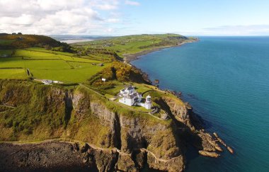 Blackhead Deniz Feneri Belfast Lough Co Antrim Kuzey İrlanda