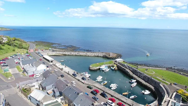 Carnlough Harbour Glencloy Antrim Northern Ireland — 图库照片