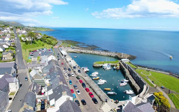 Carnlough Harbour Glencloy Antrim Northern Ireland — стокове фото