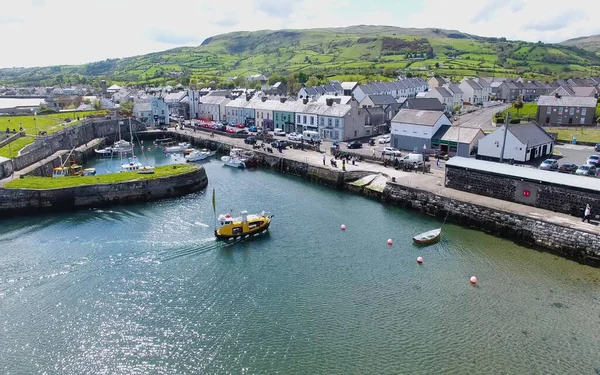 Carnlough Harbour Glencloy Antrim Irlanda Del Norte — Foto de Stock