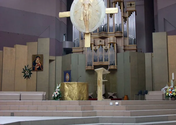 Kaplica Matki Bożej Lourdes Francji — Zdjęcie stockowe
