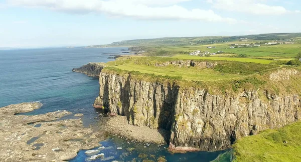 Dunseverick Castle Atlantic Ocean County Antrim Severní Irelan — Stock fotografie