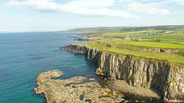 Dunseverick Castle Atlantic Ocean County Antrim Severní Irelan — Stock fotografie