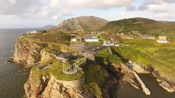 Dunree Head Fort Lighthouse Donegal Ιρλανδία — Φωτογραφία Αρχείου