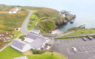 Atlantik Okyanusu 'ndaki Donegal İrlanda Kalesi