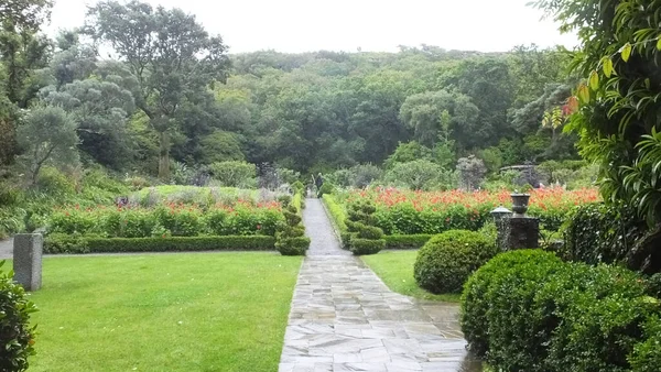 Gargens Glenveagh Castle John Adair Derryveagh Donegal — Φωτογραφία Αρχείου