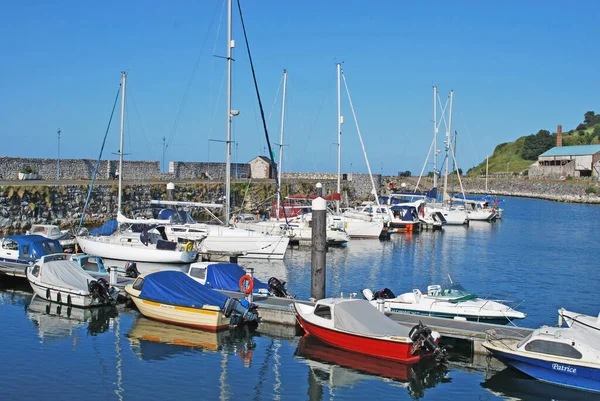 Glenarm Harbour Marina Antrim Northern Ireland — Stock Photo, Image