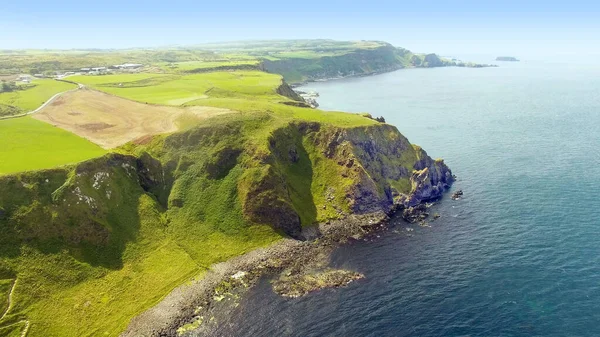 Kinbane Castle Atlantic Ocean Antrim Βόρεια Ιρλανδία — Φωτογραφία Αρχείου