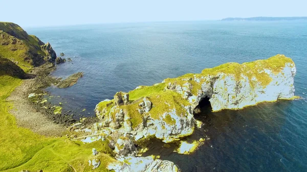 Kinbane Castle Atlantic Ocean Antrim Irlanda Norte — Fotografia de Stock