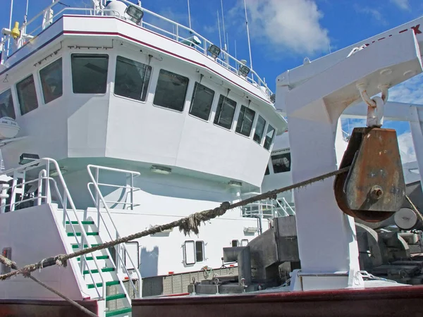 Grote Trawlers Bij Killybegs Harbour Donegal Ireland — Stockfoto