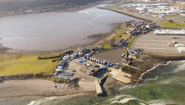 Larne Boat Club Centre Antrim Northern Ireland — Stock fotografie