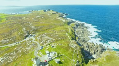Banbas Crown Inishowen Co Donegal İrlanda 'daki Malin Head & Tower