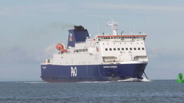 Larne 'dan Cairnryan' a P & O Feribot 14 Mart 2019