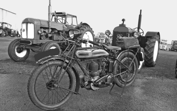 Stary Motocykl Wystawie — Zdjęcie stockowe