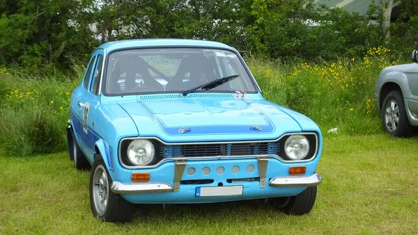 Oude Rally Auto Bergop Bij Race Ierland — Stockfoto