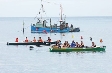 İrlanda Kıyı Kürek Şampiyonası Carnlough Co. Antrim