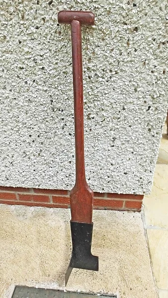 Turf Spade Utilizado Pantano Para Cortar Turba Musgo Pantano Irlanda —  Fotos de Stock