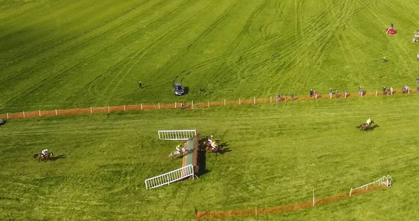 Point Point Horse Racing Steeplechase Caherty Road Broughshane Ballymena Antrim — Fotografia de Stock