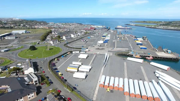 Port Larne Antrim Northern Ireland 14Th March 2020 — Stock Photo, Image