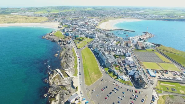 Portrush Town Atlantic Ocean North Coast Antrim Irlanda Del Norte —  Fotos de Stock