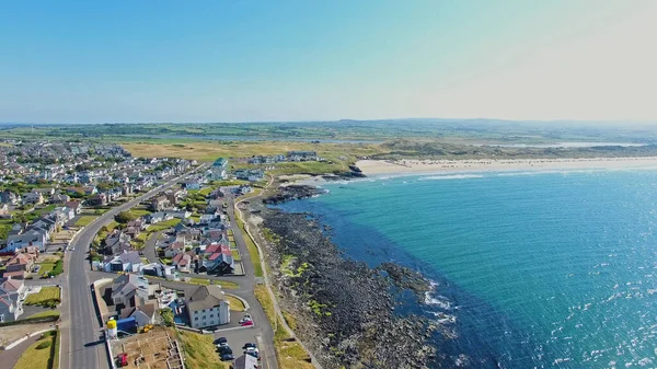 Portstewart Town Atlantic Ocean North Coast Antrim Noord Ierland — Stockfoto