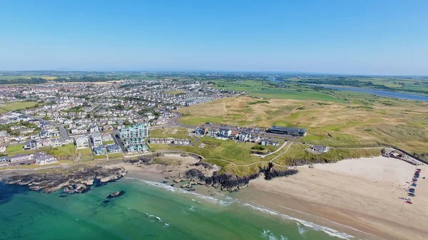 Portstewart Town Atlantic Ocean North Coast Антрім Північна Ірландія — стокове фото