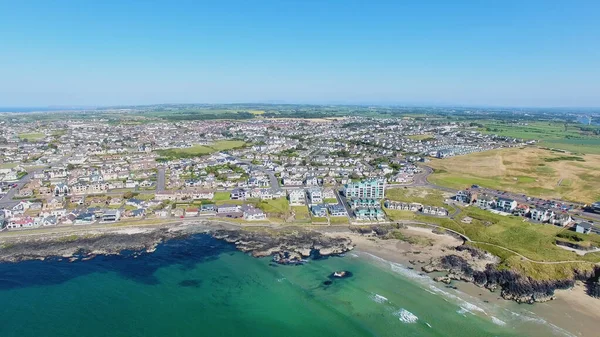Portstewart Town Atlantic Ocean North Coast Antrim Noord Ierland — Stockfoto