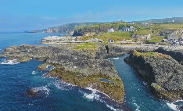 Λιμάνι Ballintoy Κοντά Στο Giants Causeway Antrim Northern Irela — Φωτογραφία Αρχείου