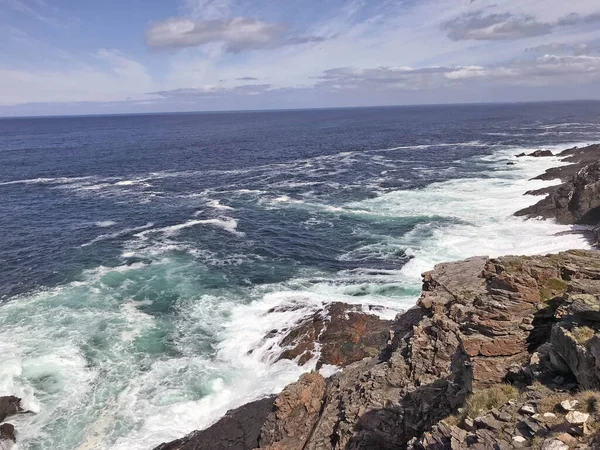 Donegal Rlanda Atlantik Okyanusu Nun Engebeli Sahil Hattı Malin Başkanı — Stok fotoğraf